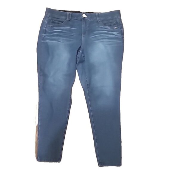 Democracy Ab Solution Jeans Hi-Rise Blue Plus Women's 20W - Picture 1 of 10